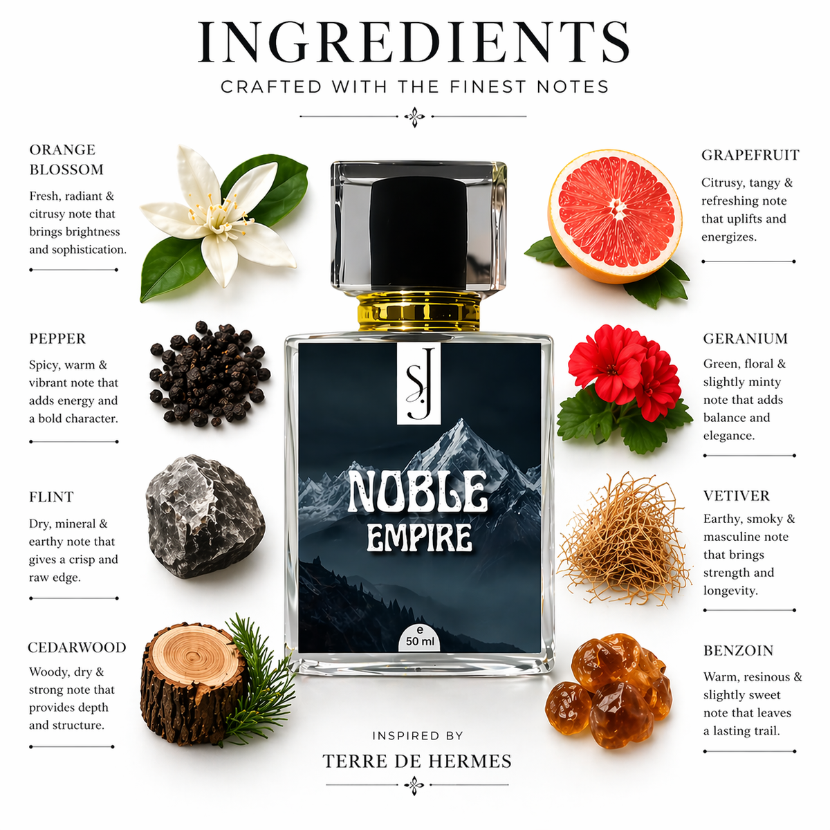 Noble Empire | Inspired By Terre d'Hermès - SheikhJee Perfumes